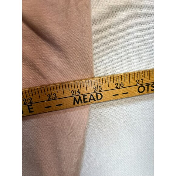 Shop Basic USA Womens Dolman Sleeve Round Neck Rayon Blouse Size L Beige Stretch - Picture 10 of 12